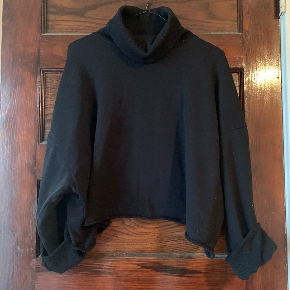 American Eagle cropped turtle neck sweater